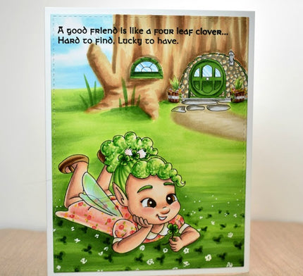 Digital Stamp - Fairy Tot: March