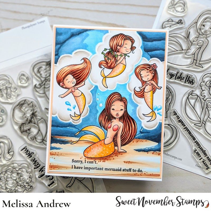 Clear Stamp Set - Mermees Set #1