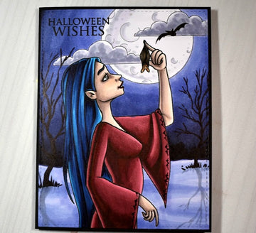Digital Stamp - Ladies of All Hallow's Eve: Vampiress Mircea