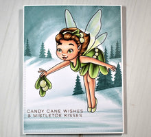Load image into Gallery viewer, Digital Stamp - Mistletoe Fairy
