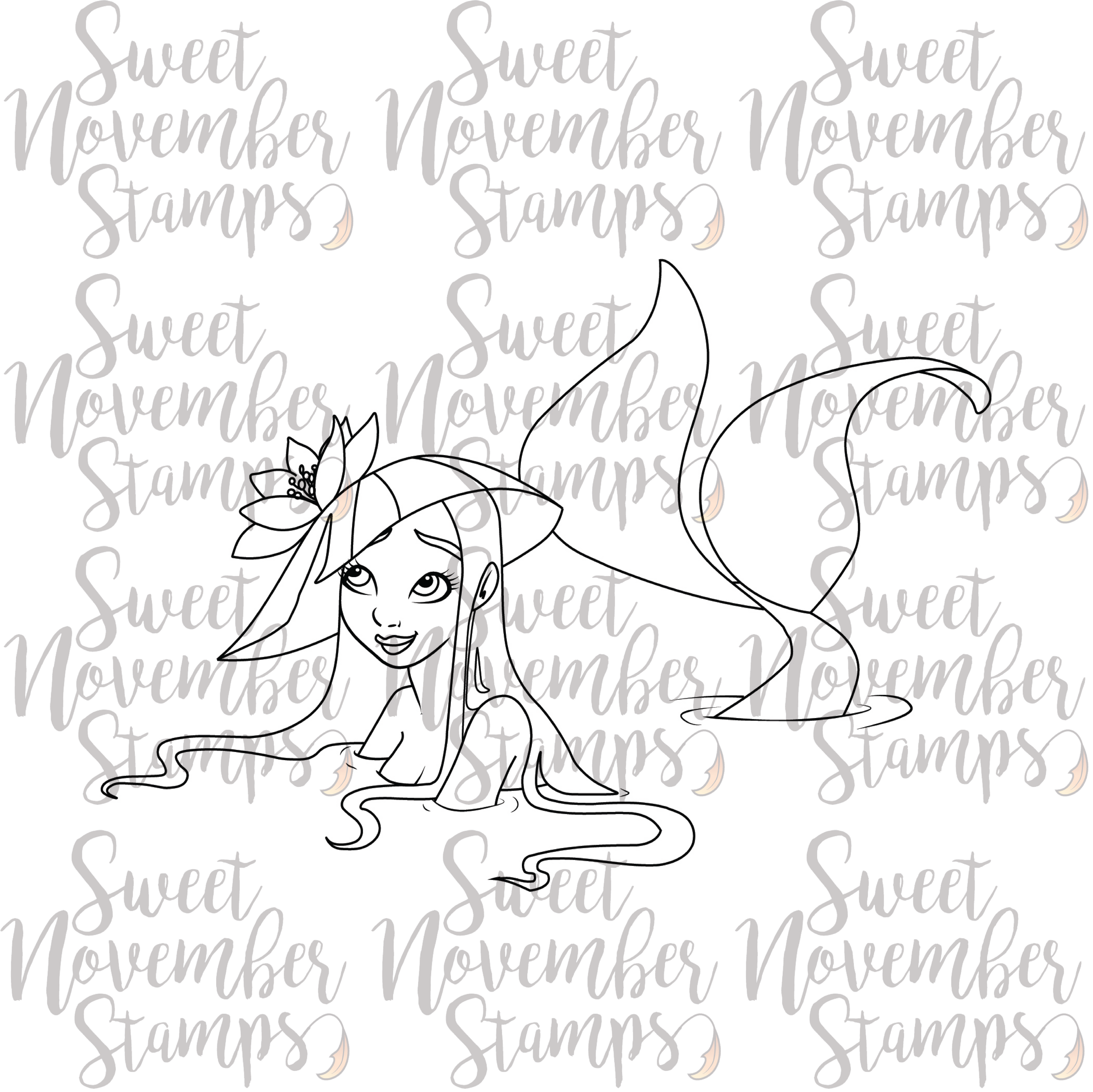 Digital Stamp - Surfacing - Nixie