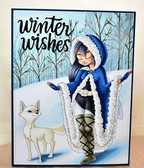 Digital Stamp - Winter Fairytale: Nora Northlight