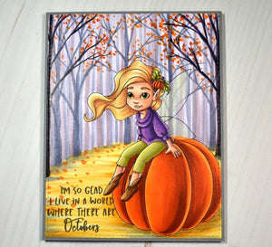 Digital Stamp - Fairy tot: October