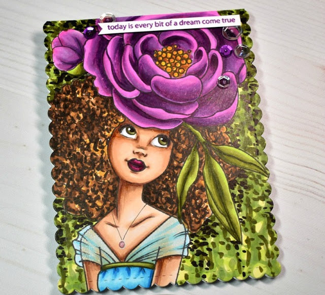 Digital Stamp - Peony Fae