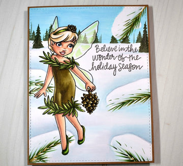 Digital Stamp - Pine Fairy