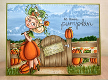 Load image into Gallery viewer, Digital Stamp - It&#39;s Halloween Witches: Pumpkin Patch Prue
