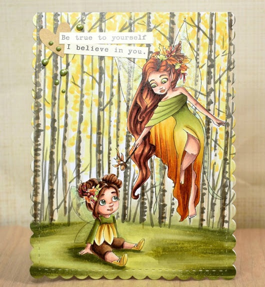 Digital Stamp - Fairy Tot: November