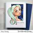 Digital Stamp - Zodiac Girl: Cancer