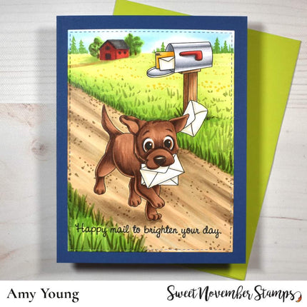 Digital Stamp: Happy Mail