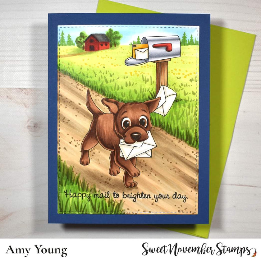 Digital Stamp: Happy Mail