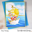 Digital Stamp - A Wee splash of fun: Sailing Sawyer and Sadie
