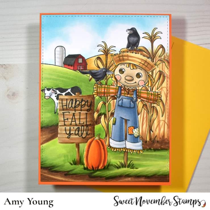 Digital Stamp - Something to Crow About: Sam Strawman