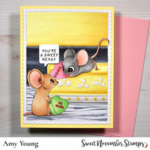 Load image into Gallery viewer, Digital Stamp - Tiny Hearts: XOXO Mouse
