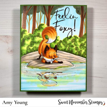 Digital Stamp - Reflections: Sly Fox