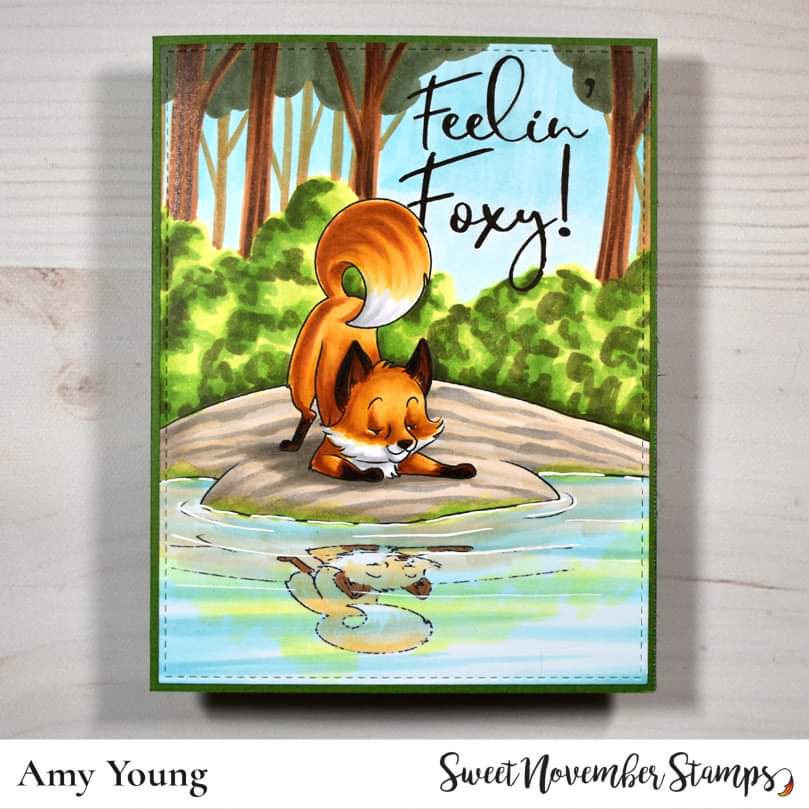 Digital Stamp - Reflections: Sly Fox