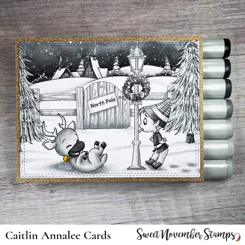 Digital Stamp - Frosty Shenanigans: Reindeer set