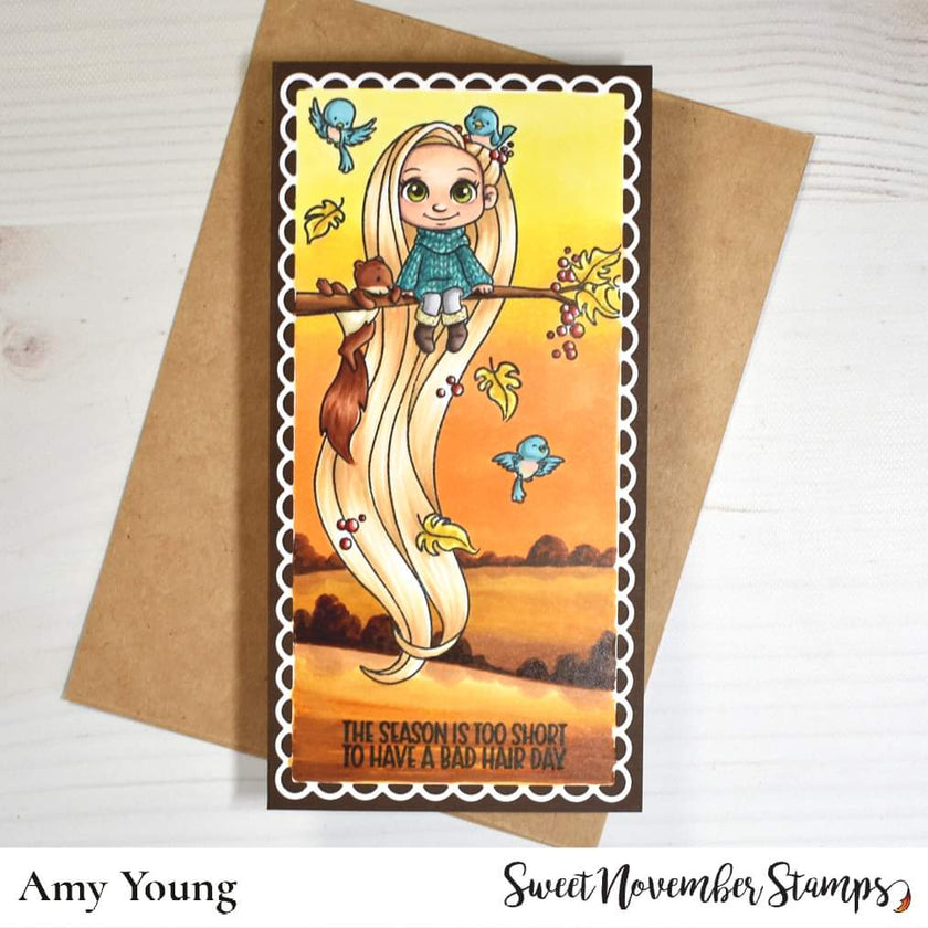 Clear Stamp Set - A Chill in the Hair