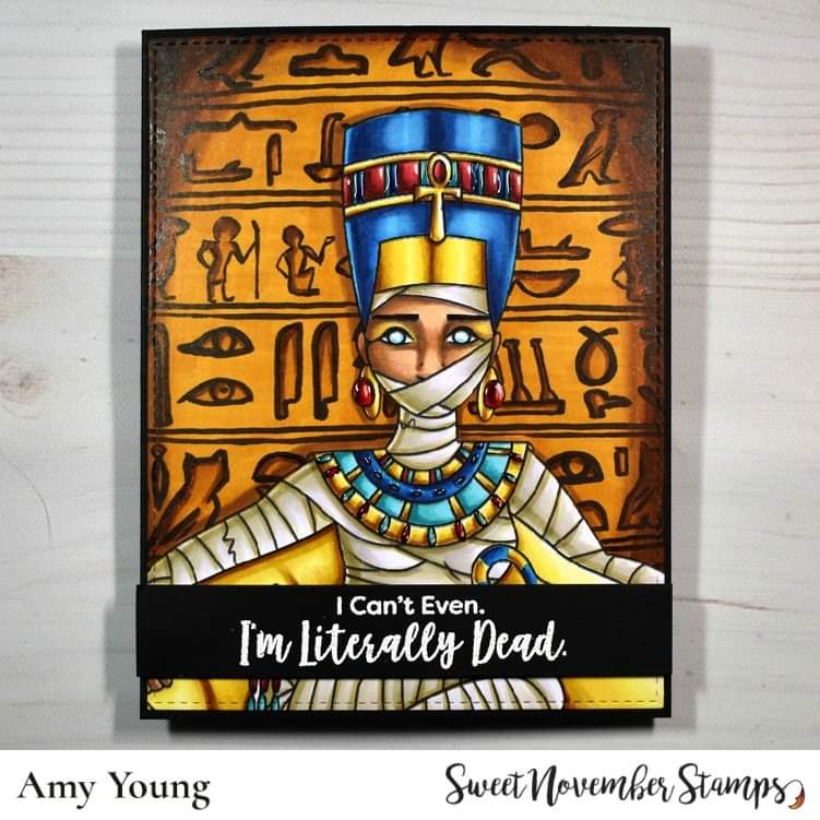 Digital Stamp - Ladies of All Hallow's Eve: Queen Amunet