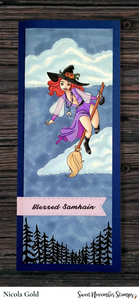 Digital Stamp - Flying High Witches: Bronwyn