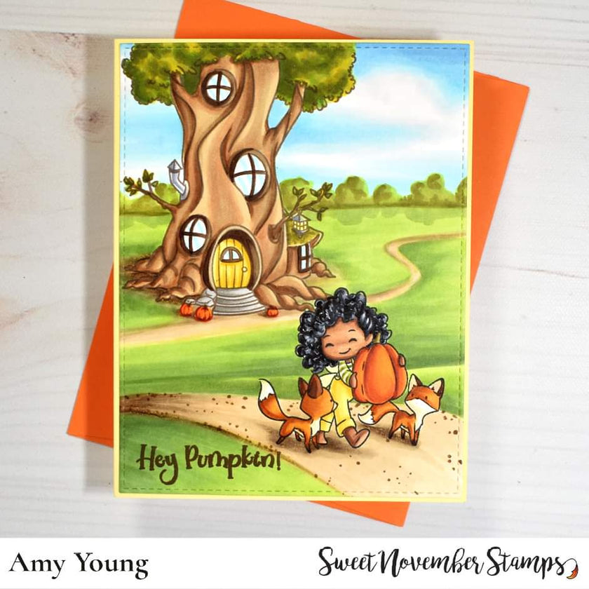 Clear Stamp Set - Falling into Fairwees #2