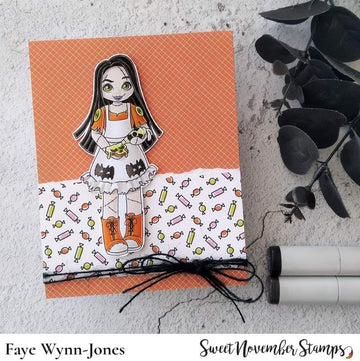 Digital Stamp - Goth Dolls: Fiendish Faye