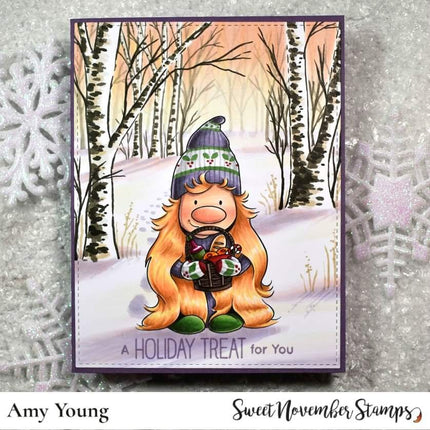 Digital Stamp - I'll be Gnome for Christmas: Gnorma