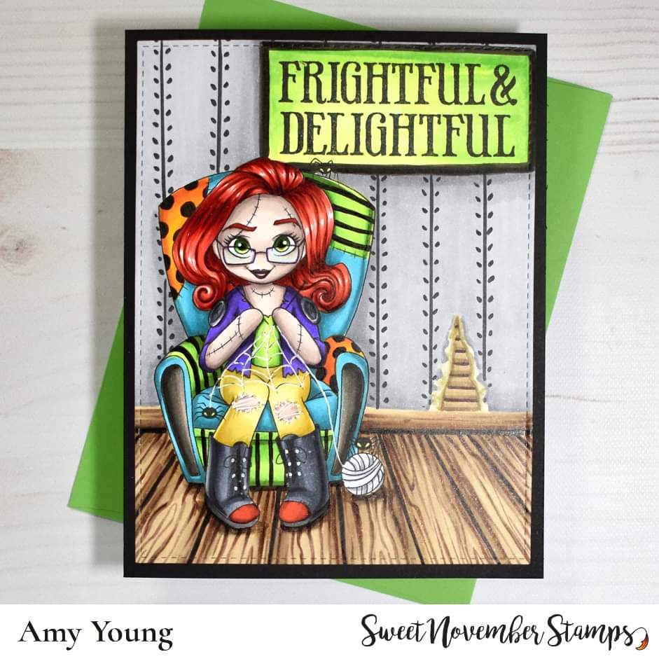 Digital Stamp - Goth Dolls: Atrocious Amanda