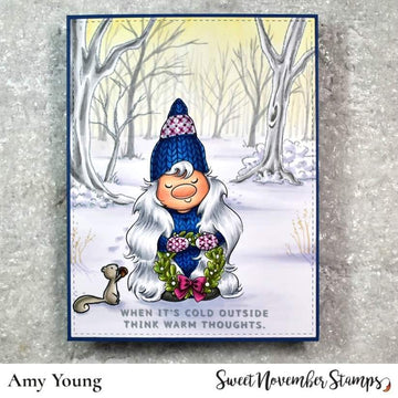 Digital Stamp - I'll be Gnome for Christmas: Gnann