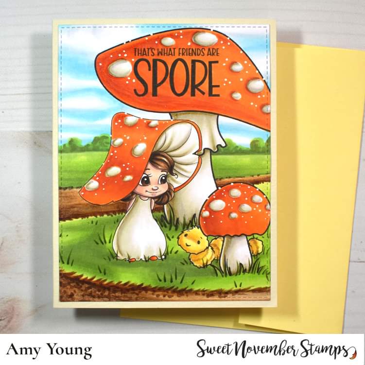 Digital Stamp - Midsummer Mushroom Collection: Amanita