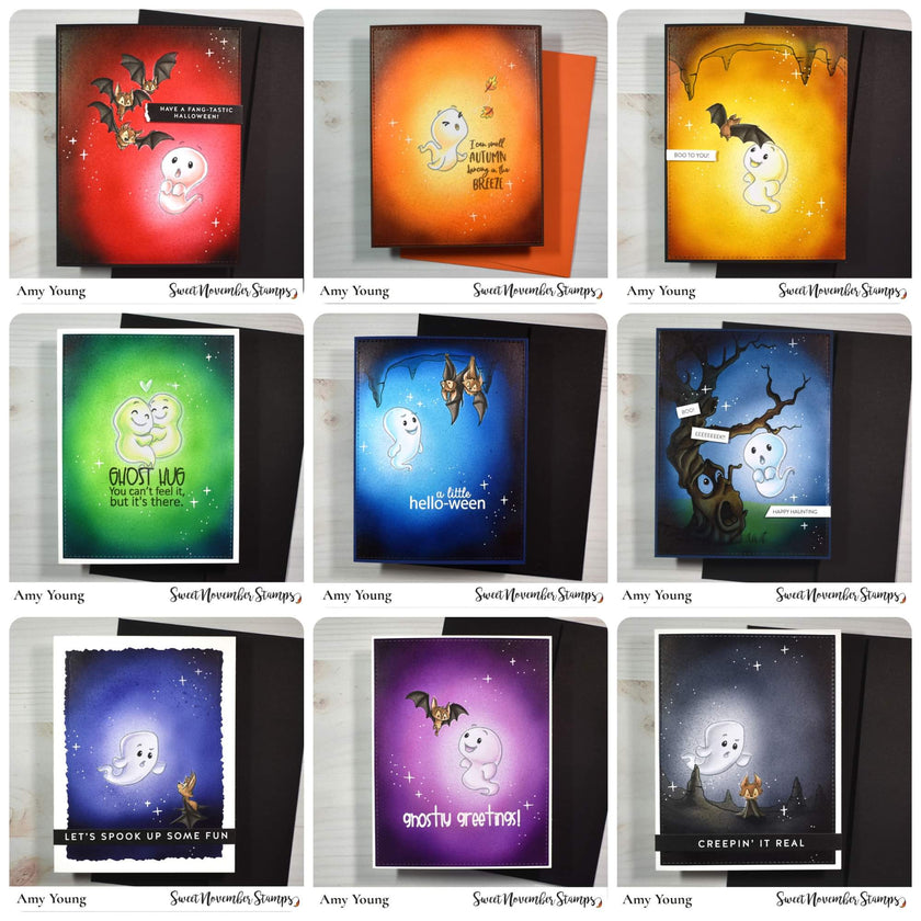 Clear Stamp Set - Ghostly Greetings