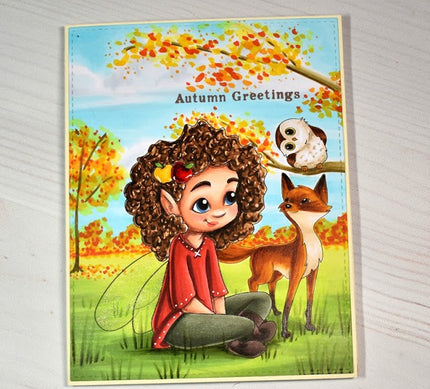 Digital Stamp - Fairy Tot: September