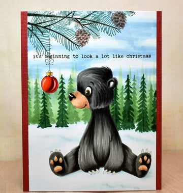 Digital Stamp - Snowbeary