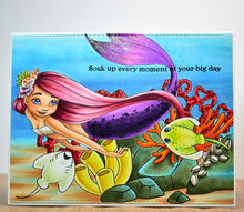 Load image into Gallery viewer, Digital Stamp - Deep Sea Friends: Sparkle Moondrifter with Skater and Ray
