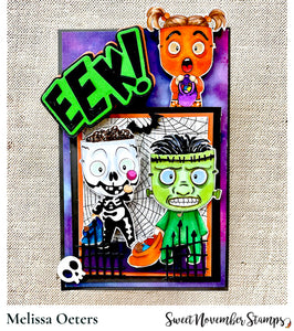 Digital Stamp - Halloween Masquerade: Ghost Gertie