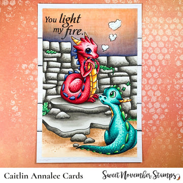 Digital Stamp - Burning Love: Doby bundle set