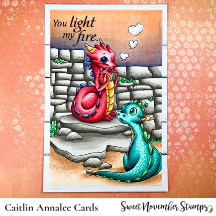 Digital Stamp - Burning Love: Doby bundle set