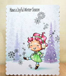 Digital Stamp - Fairwee: Snow Flurry Emaline